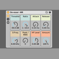 De-esser for Ableton Live (free download) de-esser
