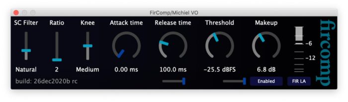 screenshot of free fircomp 1 compressor