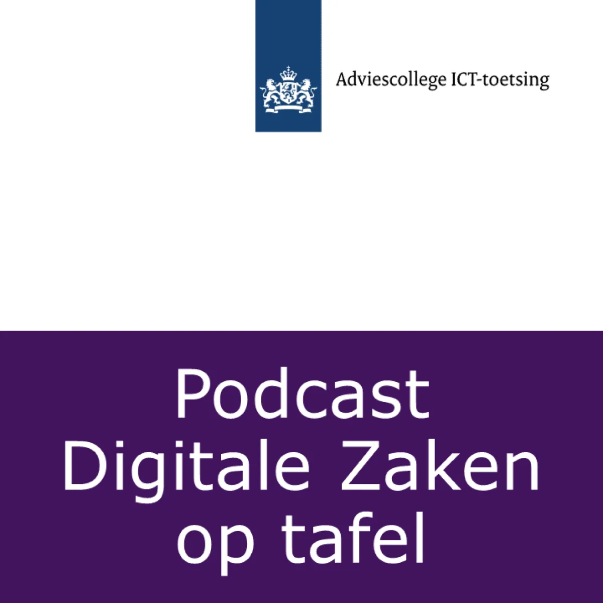 I developed the music identity of the podcast Digitale Zaken op tafel